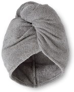 Сиви бързосъхнещи памучни кърпи за коса в комплект от 2 бр. 20x13 cm Quick Dry – Catherine Lansfield