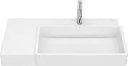 Умивалник за стенен монтаж, асиметричен, десен, Tura, 800 x 430 x 150 mm