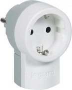 Legrand Щепсел с контакт шуко 2P+T 16A бял  - 050462