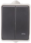 Домашен сериен превключвател 250V / 10A IP54