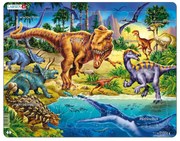 Larsen - Пъзел: Детски – "Динозаври" – 57 части, голям
