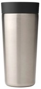 Термо чаша Brabantia Make&Take 1008489, 360 мл, Устойчива на разливане, Инокс/сив