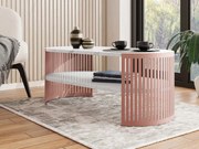 Холна маса Fikoli Ember I-Бял мрамор