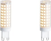 Комплект от 2 G9 димируеми LED крушки 5.5W 500 lm 2700K