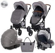 Комбинирана бебешка количка CRYSTA 3в1 LORELLI - COOL Grey
