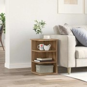 856491 vidaXL Сайдборд, дъб артизан, 35x35x55 см, инженерно дърво