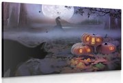 Картина на платно – Тиквички в тайнствена гора