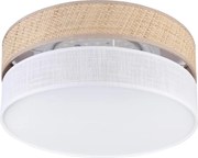 LED таванно осветително тяло SIRJA BOHO LED/20W/230V Ø 35 cm бежово/бяло