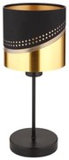 Globo 54046T - Настолна лампа OR 1xE27/40W/230V Ø 16 см черен/златист