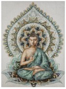 Картина atmosphera Buddha, Текстуриран принт на платно 58x78 см
