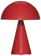Червена LED затъмняваща се настолна лампа (височина 20 cm) Mush – Hübsch