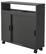 Шкаф за баня Lumijoki 71x70x20см тъмносив []