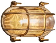 Nordlux - Външно стенно осветително тяло HELFORD 1xE27/12,5W/230V IP64 месинг