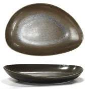 Horecano - Порцеланово плато овал дълбоко 25см ANTIQUE-BLACK(TR0005-10B)