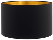 Eglo 32486 - Универсален абажур TUNJA E27, диам. 38 см, черен/меден