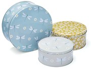 Стоманени кутии в комплект 3 бр. за торти English Meadow – Cooksmart ®