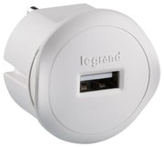 Legrand 050680 USB Адаптор за директно зареждане 5V - 1.5 A, Бял - 050680.