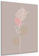 Картина на платно – Минималистичен лист No4