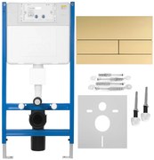 КОМПЛЕКТ СТЕЛАЖ ЗА ВГРАЖДАНЕ Е  K011A-Q Rea T Brush Gold