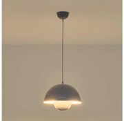 Пендел на кабел JARDEN 1xE27/15W/230V сив