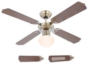Globo 03804 - Таванен вентилатор CHAMPION 1xE27/60W/230V