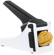 Преса за картофи Izibizi PS-321B, Неръждаема стомана, Гумени накрайници, Без BPA, Бял/Черен