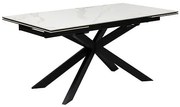Разтегателна трапезна маса atmopshera Boot, 160/240x90 см - Мраморен ефект