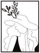 Метална декорация за стена 60x80 cm Elegant - Mauro Ferretti