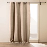 Светлокафяво перде от букле 140x260 cm Winona – douceur d'intérieur