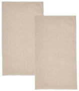 Бежови бързосъхнещи памучни хавлиени кърпи от тери в комплект от 2 бр. 90x140 cm Quick Dry – Catherine Lansfield