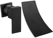 Mexen Celia вграден смесител за мивка, черен - 747415-70