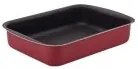 Алуминиева тава правоъгълна 30x22xh6см червена HR-(9348.007/SDMDGR0330001)