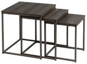 Сгъваеми маси в комплект от 3 броя 40x40 cm - Casa Selección