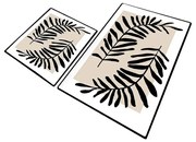 Бежови килими за баня в комплект от 2 бр. 60x100 cm Casting – Foutastic