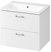 Cersanit S801-309-DSM - Стенно шкафче за баня с мивка NIKO 60x45 см, бяло