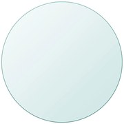 243628 vidaXL Темпериран стъклен плот за кръгла маса, 700 мм