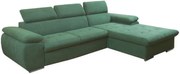Ъглов диван Piemonte-Right-Green