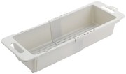 Сив регулируем пластмасов телескопичен отцедник за мивка 52x18 cm – Metaltex