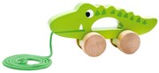 Tooky Toy - Дървенa играчка за дърпане, Крокодилче