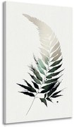 Картина на платно – Лист от папрат с минималистичен нюанс