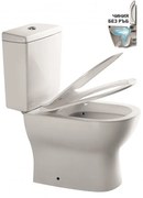 Моноблок ICC 7970P UF RIMLESS, Inter Ceramic, седалка и капак, порцелан, бял, 79x70x38см