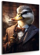 Картина на платно – Животински гангстер паток