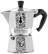 Bialetti - Кфеварка Мока Еxpess 90th anniversary - Doodle Art