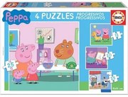 Educa - Детски пъзел Peppa Pig 4 броя 16817