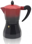 Кубинска кафеварка ZEPHYR Red Passion ZP 1173 M6, 6 чаши, ~380 мл, Предпазен клапан, Червен/черен
