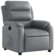 373489 vidaXL Наклоняем стол, сив, изкуствена кожа