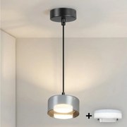 Brilagi - LED Пендел на кабел AURA LUX 1xGX53/30W/230V черен/димчат