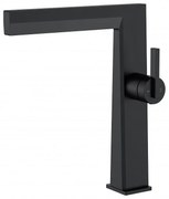 Стоящ смесител за умивалник Кони ICF 116223MB, месинг, черен мат, 22х27см