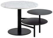 Бяла кръгла масичка за кафе ø 60 cm Lahti – Actona