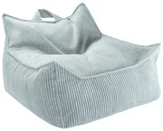 Детски пуф от рипсено кадифе в цвят мента Chair – Wigiwama